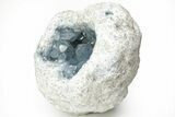 Sky Blue Celestine (Celestite) Crystal Geode - Madagascar #210379-2